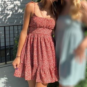 Princess Polly red patterned mini dress